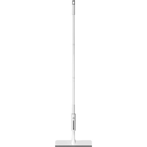 Nettoyeur De Vitres Double Face - Raclette À Double Côté Avec Tige En Acier Inoxydable Réglable 145 Cm - Pour Nettoyage Intérieur Et Extérieur - 2 Tampons En Microfibre (1/5)