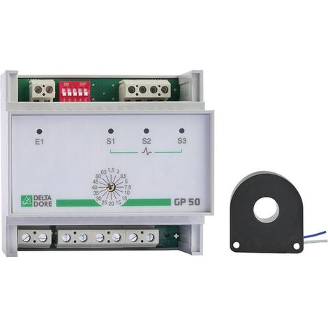 Delta Dore – Délesteur compatible tous compteurs GP 50 – 3 sorties monophasé – Indicateur de consommation électrique – Intensité 16A (1/3)