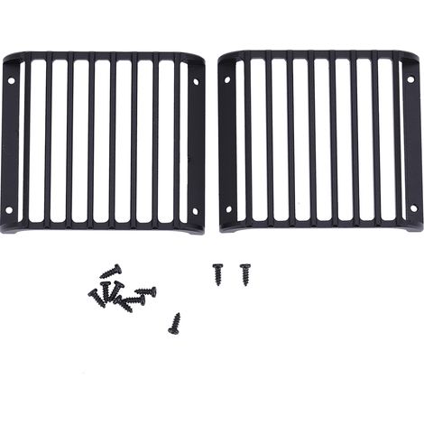 Grille pare-phare métallique avant pour Traxxas TRX-4 1/10 voiture RC crawler, protection phare en métal robuste (1/5)