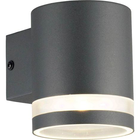 Nils I Luminaria de pared casquillo GU10 IP44 Antracita