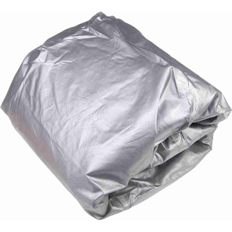 Bâche de voiture universelle universelle, Protection UV intérieure et extérieure, Protection solaire contre la chaleur, anti-poussière, résistante aux rayures, combinaison de berline, petite taille (1/5)