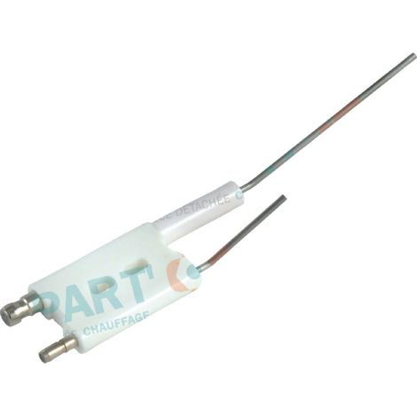 Électrode allumage+ionisation courbée - DE DIETRICH : 97955960