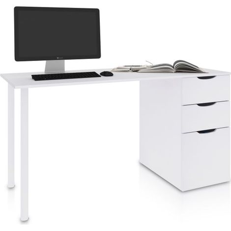 Mesa de escritorio Luma Blanco Artik (Blanco Mate) (ancho) x 74cm (alto) (1/5)