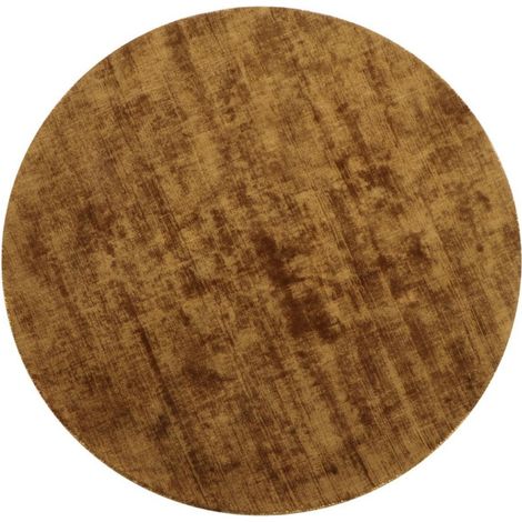 Tapis Déco Rond "Fabian" 150cm Marron (1/3)