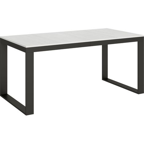 Tavolo "Forlì" allungabile in legno per sala da pranzo -Allungabile fino a 224 cm / Marmo (1/4)