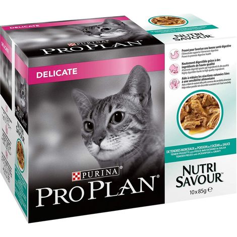 Proplan Gatto Delicate Pesce 10x85 g PURINA