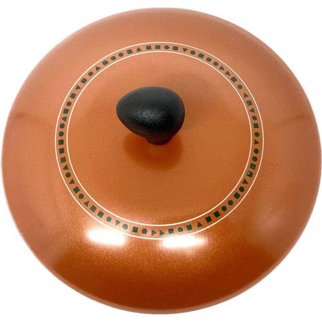 Moneta Zecchino coperchio bombato cm 18 alluminio