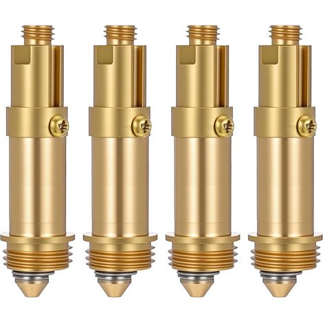4 Pcs Basin Pop Up Sink Plug Replacement Click Clack Plug Replacement Pop Up Bath Plugs, Click Clack Push Spring Plugs for Most Sinks Basin Tub Drain Stopper