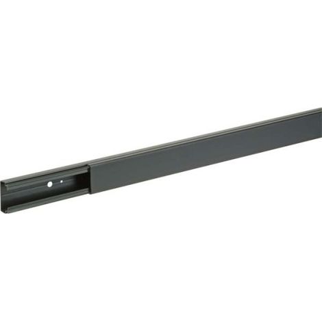 Minicanal LF en PVC de 20x35mm negro RAL9011 HAGER LF2003509011 (EMBALAJE DE 40 METROS)
