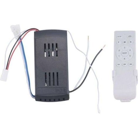 Kit telecomando universale per ventilatori da soffitto - 40W - 6 velocità - illuminazione sincronizzata (1/4)