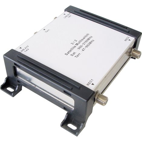 Transmedia FMULTI7L - Multischalter de Satellit (3 x 2, Satellitenfrequenzbereich de: 90-2150 MHz und terrestrischer Frequenzbereich de: 47-862 MHz)
