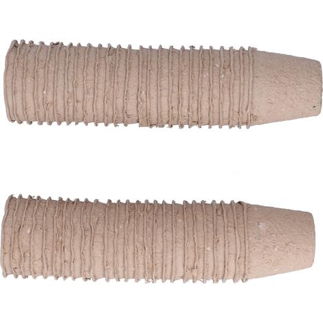 Lot de 50 pots ronds en tourbe de 6 cm, biodégradables, pour semis et pépinière. Accessoire de plantation.