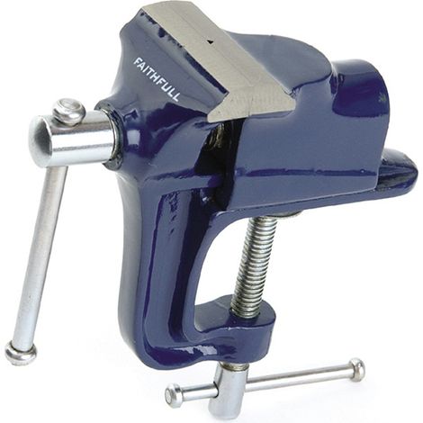 Faithfull AVH7611 Hobby Vice 60mm (2.1/2in) with Integrated Clamp FAIV60 (1/2)
