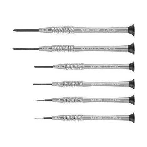 Bernstein Tools para Electrónica 4-360-E04 Juego de 6 destornilladores para relojería