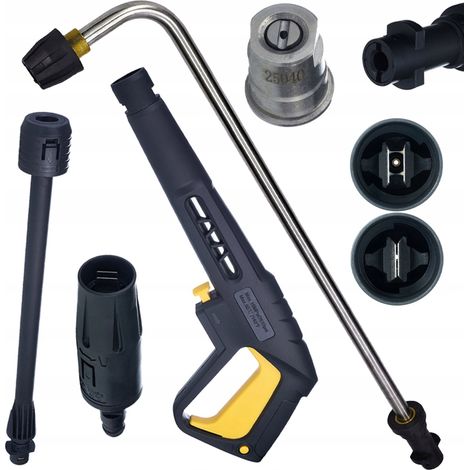 Pistola a Spruzzo con Lancia Vario e Lancia Angolare 800 mm – Compatibile con Idropulitrice Kärcher K2–K7  Sistema Bayonet  Alta Qualità