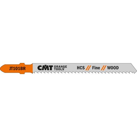 JT101BR-5 5 LAME SEGHETTO X LEGNO HCS 100x2.5X10TPI (DIRITTO/FINE)