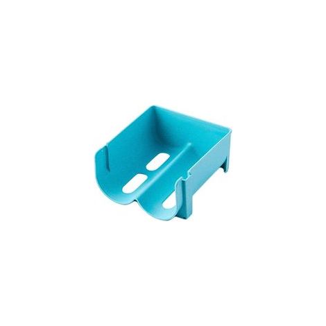3er-Set stapelbare Flaschenhalter für den Kühlschrank – Aufbewahrungsbox für Bierdosen – Blau (1/4)