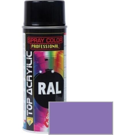 pintura acrílica en spray. 100% acrílico. lila ral 4005. aerosol - ambrosol (1/3)