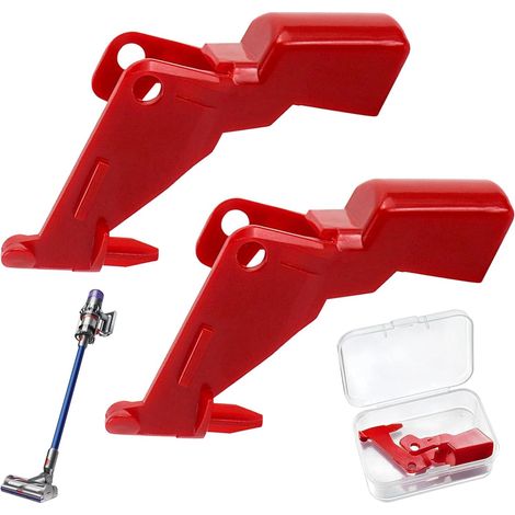 2 Pièces Interrupteur à Gâchette pour Dyson V11/V10/SV12/SV14 - Bouton de Déclenchement Renforcé - Outil de Réparation de Bouton D'alimentation Amélioré (Rouge)