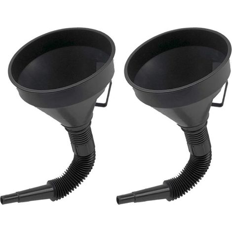 Stück großer, flexibler Kraftstofftrichter aus Kunststoff, Öltrichter, Motorfiltertrichter mit Filter für Motorrad, Auto, Benzin und Haushalt (1/5)