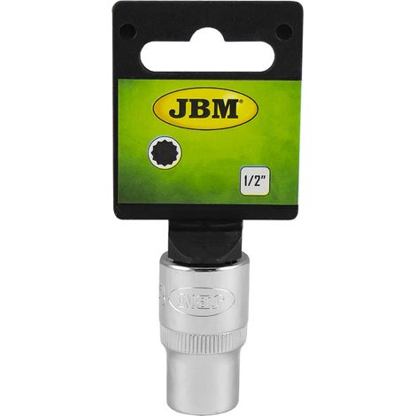 Vaso corto de 32mm. XZN de ½" Cromado JBM13628 (1/2)