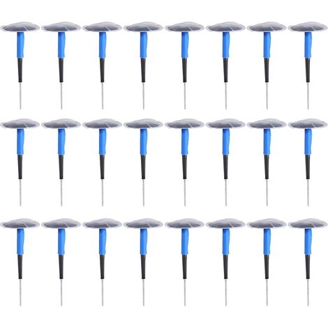 JSSEVN - Tire Patch Plug Kit, 24 Pcs Car Motorcycle Universal Tubeless Tire Puncture Repair Mushroom Plug Patch Rubber (35  6mm) (1/5)