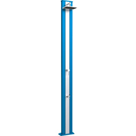 Doccia da Giardino Miscelatore Arkema Spring S Fascia Inox Light Blu