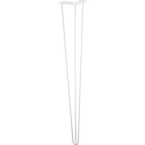 Gamba del tavolo TS003 710mm bianco lucido SANS MARQUE