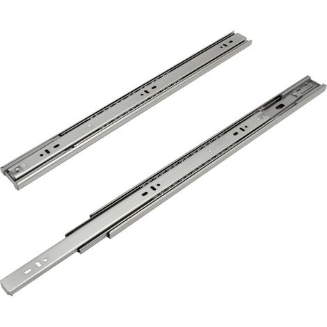 SWANEW Guide per cassetti Guide per carichi pesanti con chiusura morbida ad estrazione totale Guide da 45 mm e 650 mm, 2 pezzi (1/5)