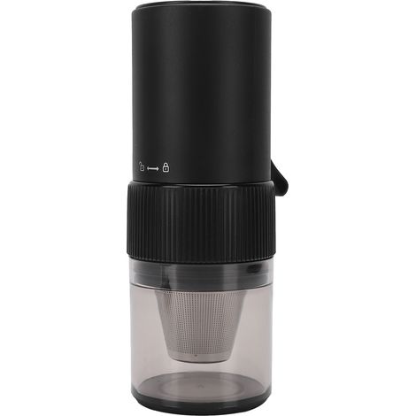 Moulin à café électrique portable avec manche USB rechargeable arrêt auto silencieux réglable petit broyeur grains café pour maison camping voyage (1/5)