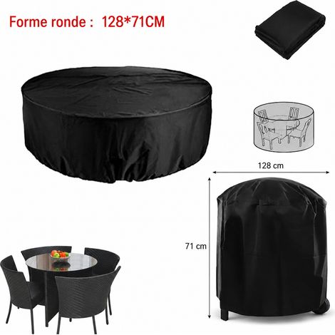 Housse de protection ronde pour mobilier de jardin 280100CM en tissu Oxford 210D 280 100cm 20 × 20 × 2 cm 1,8 kg – Livraison gratuite (1/5)