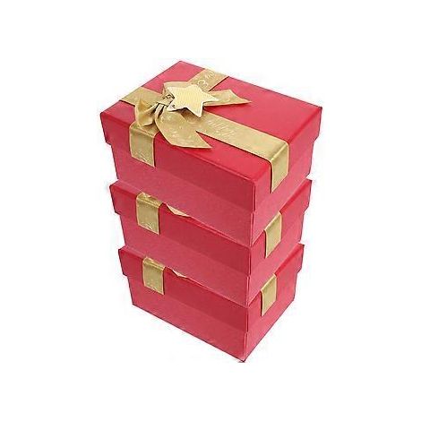 3er-Set Weihnachtsfest-Süßigkeitenboxen, Geschenkverpackungsboxen, kleine Geschenkboxen, Papierboxen für festliche Leckereien