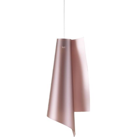 Rosa Metallaufhängung aus verchromtem Metall Cm. 27 x 68 Std (1/2)
