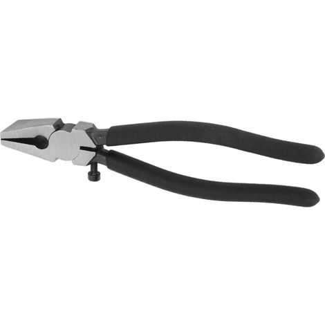Pince à sertir multifonction 8 pouces en acier carbone, ergonomique pour la découpe de verre et céramique.