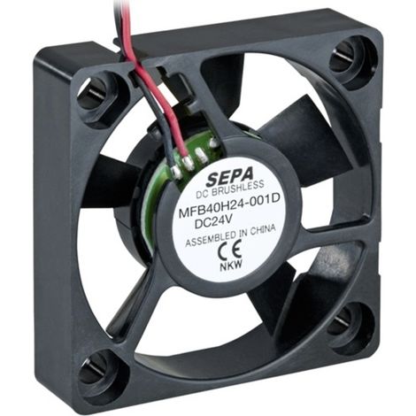 SEPA MFB40H24-001D Axiallüfter 24 V/DC 11.28 m³/h (L x B x H) 40 x 40 x 10 mm
