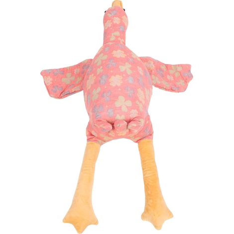 Oreiller en peluche douce 90cm rose - Doudou câlin en forme de trèfle à quatre feuilles, tissu jacquard coton, jouet en peluche à étreindre pour décoration. (1/5)