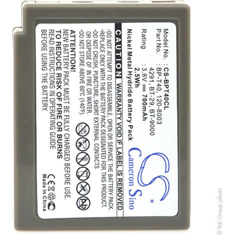 NX - Batterie téléphone 3.6V 500mAh - 120-800312080034291BBTY0251001BP-