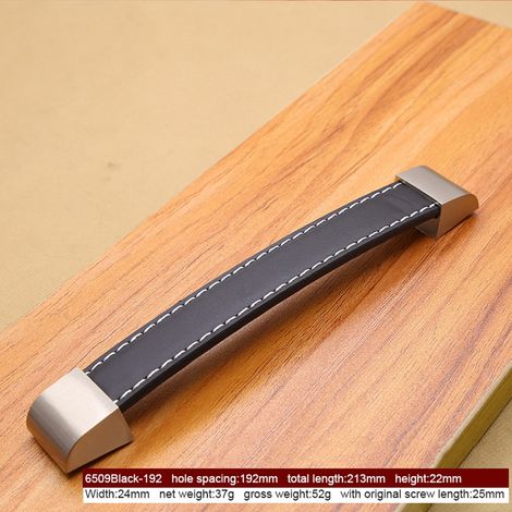 PU-Leder Gepäckschrank-Schrankschubladengriff Möbelknopf (192 mm) (1/5)