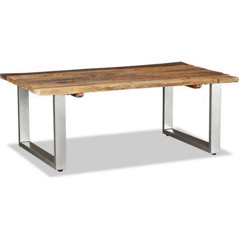 Maison Exclusive - Couchtisch Altholz Massiv 100x60x38 cm