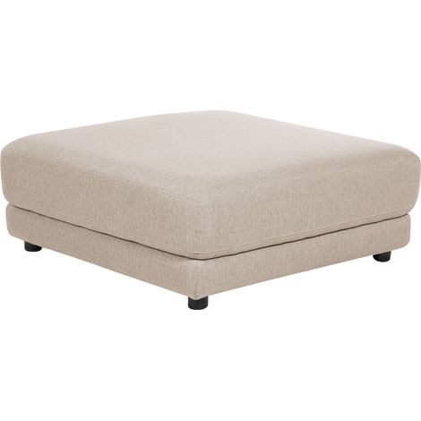 Ottoman SIGTUNA Fabric Beige