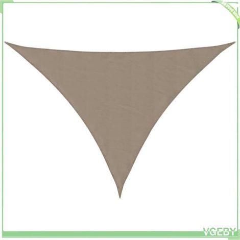 Voile de parasol triangulaire - FAFEICY - 135458 - 5 x 5 x 6 m - Tissu Oxford enduit PU - Protection anti-UV et hydrofuge (1/5)