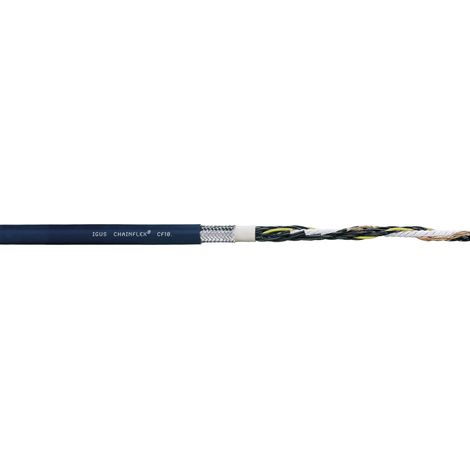 igus CF10.02.04 câble électrique bleu flexible durable