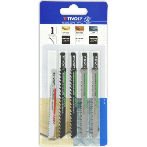 Tivoly • 5 lames attache PEUGEOT pour bois et métaux non ferreux