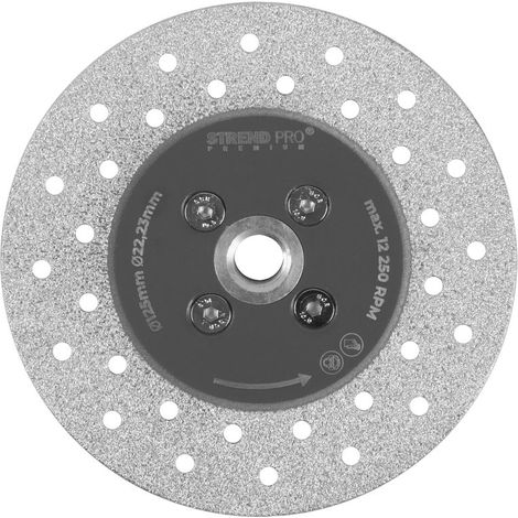 Scheibe Strend Pro Premium, 125 mm, M14, diamant, schneidend und schleifend, beidseitig