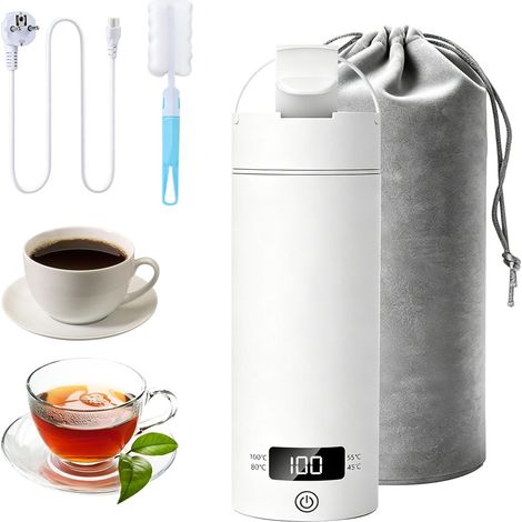 Petite Bouilloire de Voyage, Mini Bouilloire Portable, 500 ml (1/5)