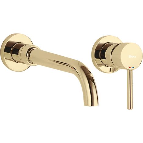 RUBINETTO LAVABO DA INCASSO LUNGO LONG GOLD + SCATOLA SKU REA-B0370 (1/5)
