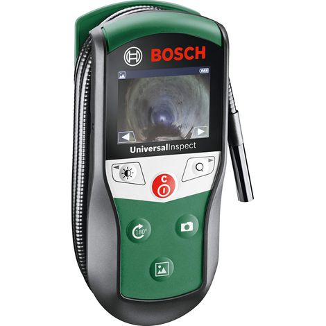 Bosch Telecamera da ispezione UniversalInspect (Ø 8 mm telecamera con endoscopio per immagini a colori di alta qualità con lunghezza flessibile da 0,95 m e funzione di memorizzazione integrata)