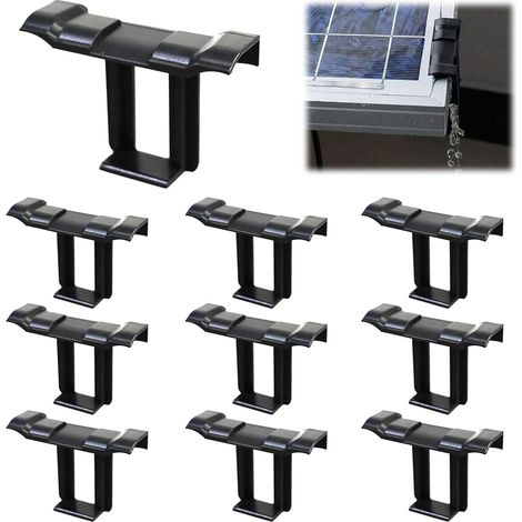 10 Pcs Panneau Solaire Clips De Drainage Panneau Photovoltaïque Evacuation D'eau Clip D'évacuation D'eau Clips (1/5)