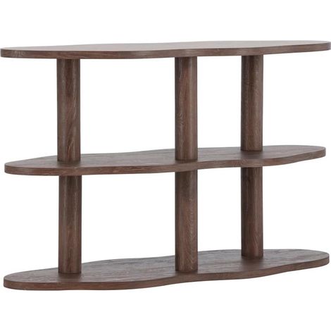Étagère Ondulée 3 Niveaux "Moln" 120cm Marron (1/5)