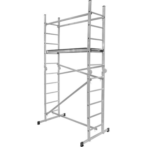 Gerüst mit Plattform Strend Pro IKAR, Aluminium, 2x5, 3in1, max. 400 cm, max. 150 kg (1/5)